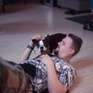  Charlie gets pets from here...
