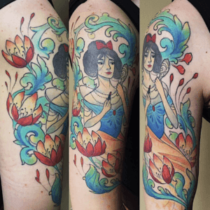 One-year-old tattoo.