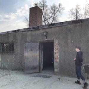 Only remaining Auschwitz gas chamber in I camp.