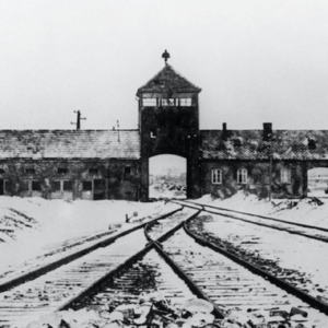 “Gates of hell”. Photo taken after war.