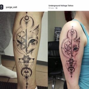 Yurga’s work and a copy of it. More copies on IG @estonian_tattoo_judge.