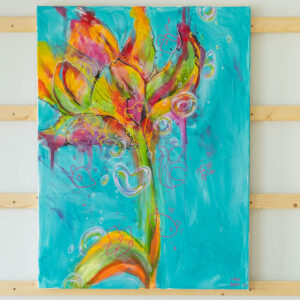 Painting "Parrot tulip"