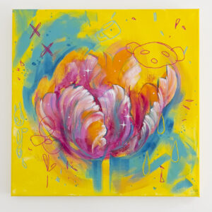 Painting "Small parrot tulip"